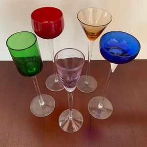 Vintage Multi Colored Glasses